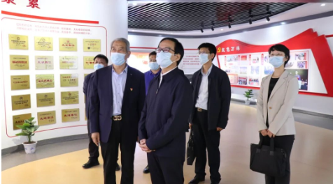 示范区管委会主任、市长庄建球到集团公...